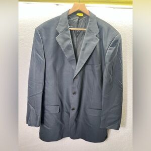 Roberto Villini Wool Blazer Men’s 46R Made in Italy Charcoal Business Jacket